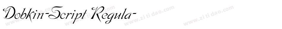 Dobkin-Script Regula字体转换